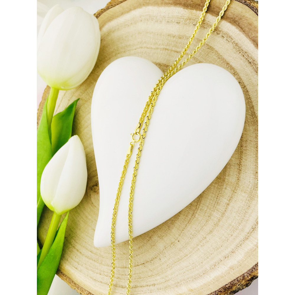 Złoty łańcuszek Korda Kordel Rope