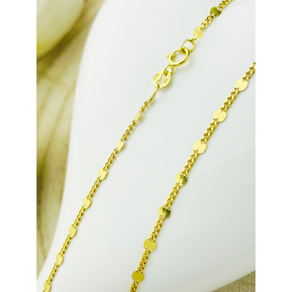 Goldkette Halskett Figaro Panzer Kette Collier Gold 585er 14KT