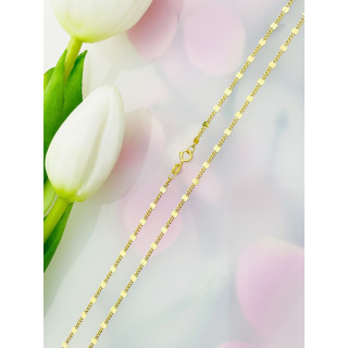 Goldkette Halskett Figaro Panzer Kette Collier Gold 585er 14KT