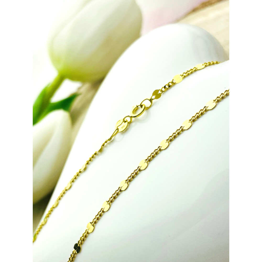 Goldkette Halskett Figaro Panzer Kette Collier Gold 585er 14KT