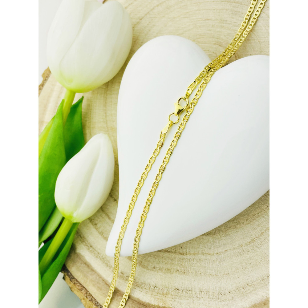 Gold Halskette Goldene Marina-Kette 585er 14KT