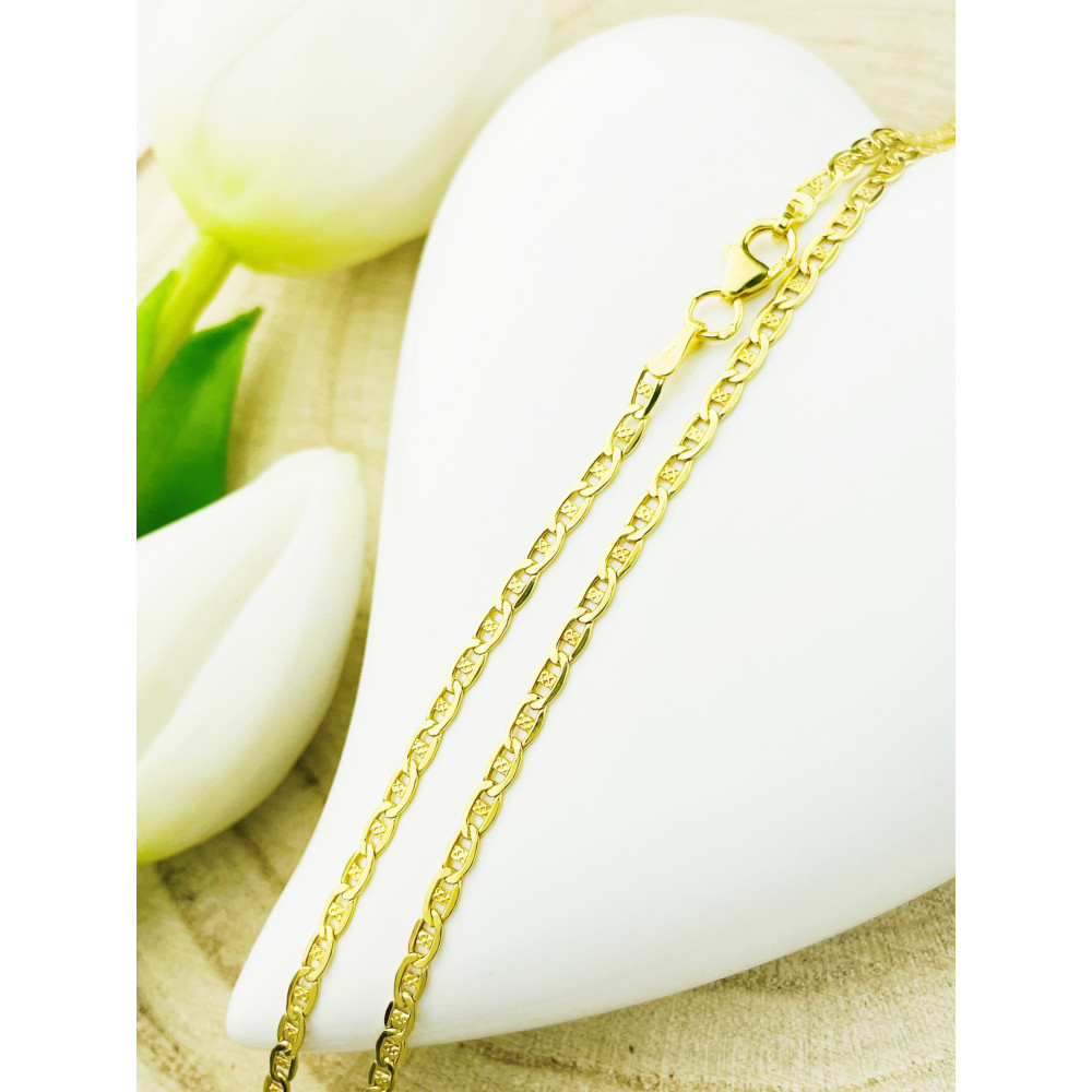 Gold Halskette Goldene Marina-Kette 585er 14KT
