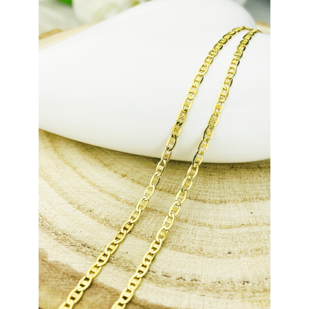 Gold Halskette Goldene Marina-Kette 585er 14KT