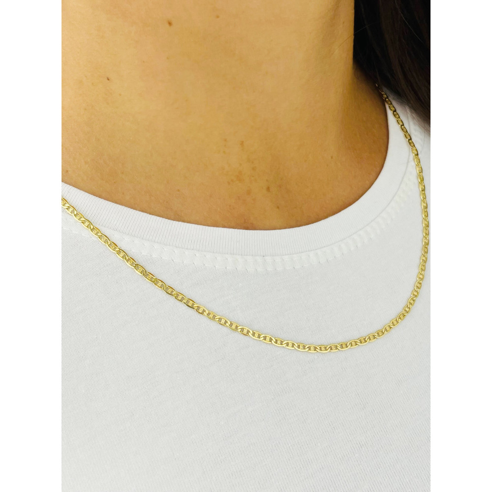 Gold Halskette Goldene Marina-Kette 585er 14KT