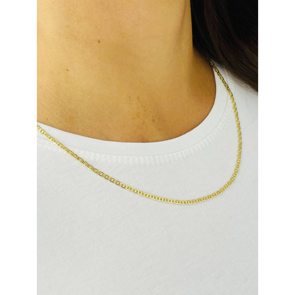 Gold Halskette Goldene Marina-Kette 585er 14KT