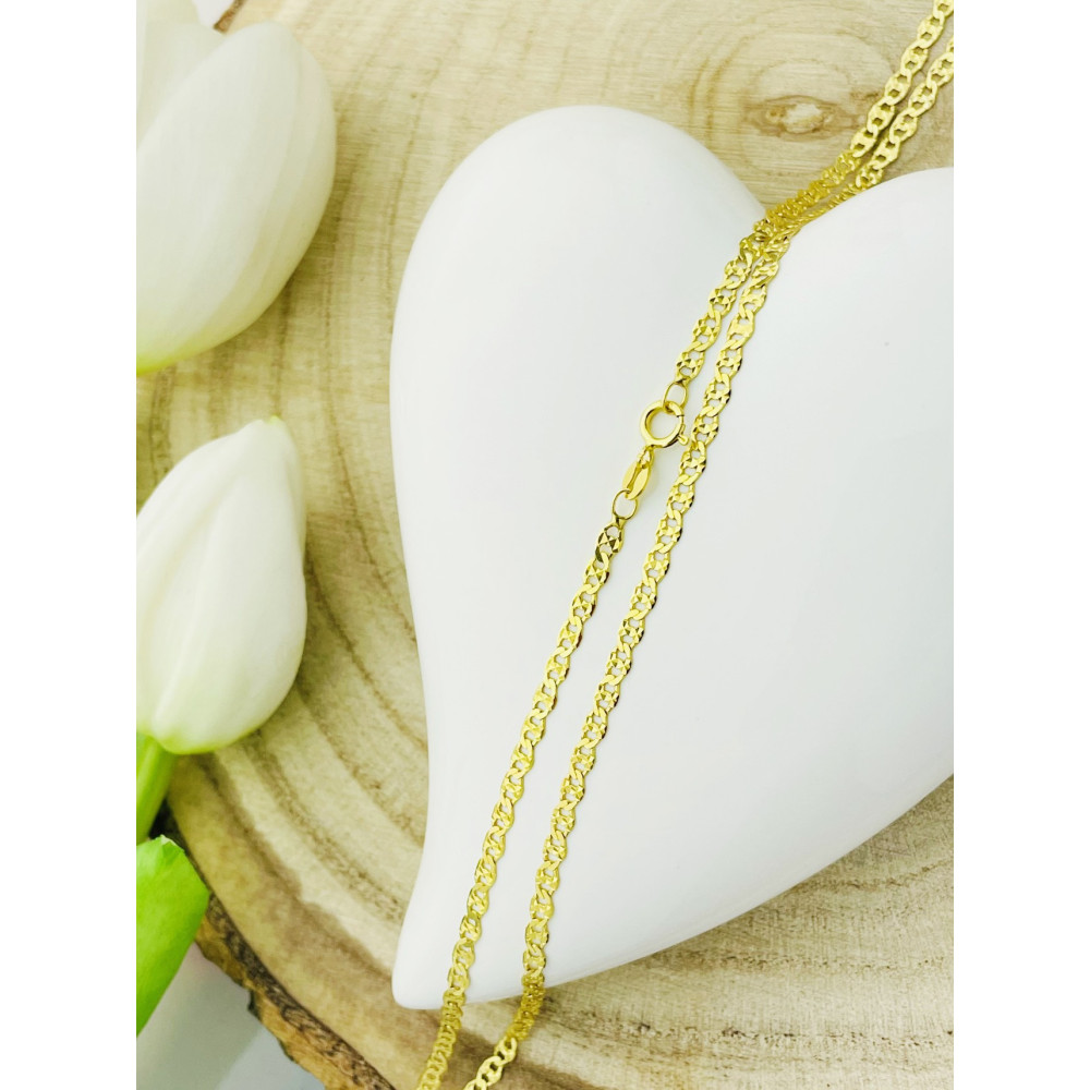 Gold Halskette Goldene Marina-Kette 585er 14KT