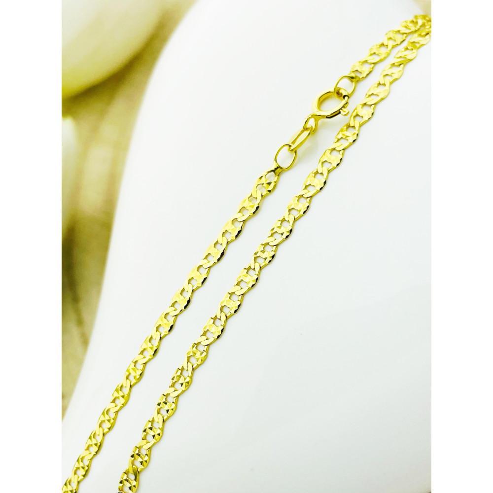 Gold Halskette Goldene Marina-Kette 585er 14KT