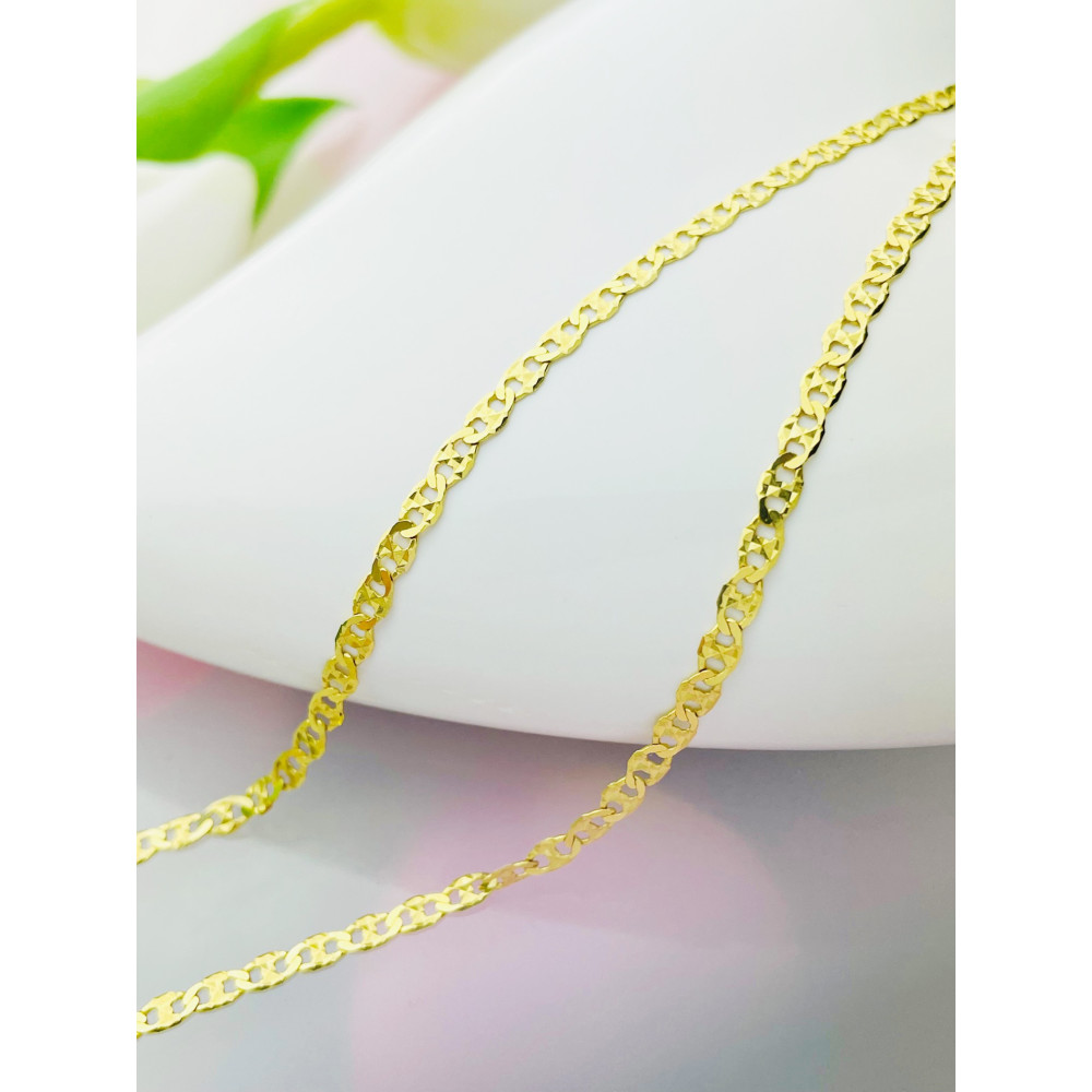 Gold Halskette Goldene Marina-Kette 585er 14KT