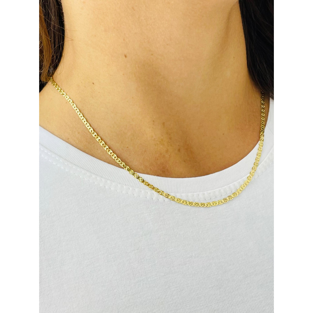 Gold Halskette Goldene Marina-Kette 585er 14KT