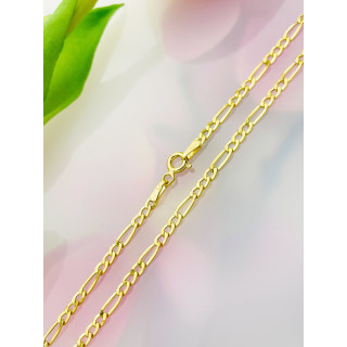 Goldkette Halskette Figarokette Figaro Kette Collier Gold 585er 14KT