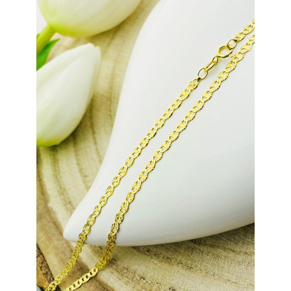 Gold Halskette Goldene Marina-Kette 585er 14KT