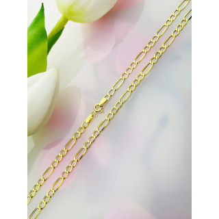 Goldkette Halskette Figarokette Figaro Kette Collier Gold 585er 14KT