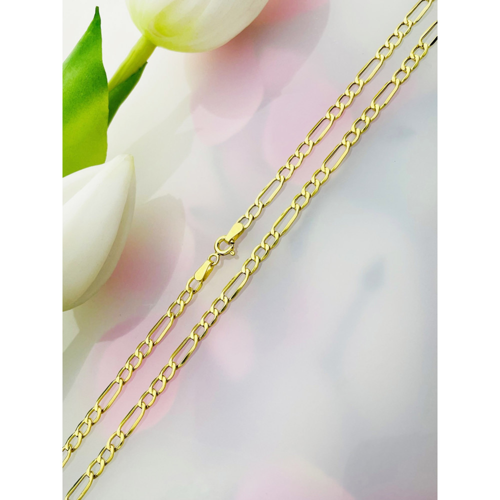 Goldkette Halskette Figarokette Figaro Kette Collier Gold 585er 14KT