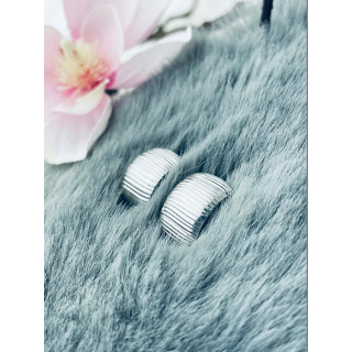 Rechteck 925 Silber Ohrringe