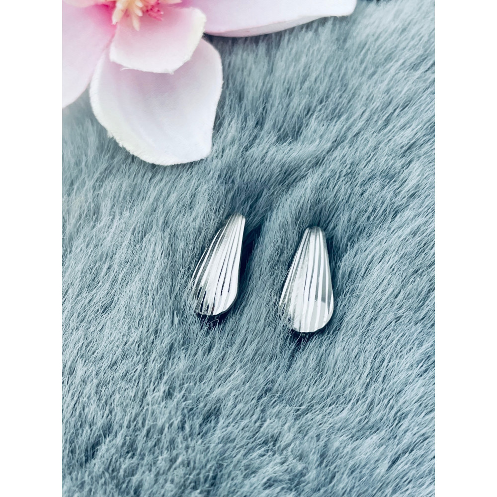 Tröpfchen 925 Silber Ohrringe