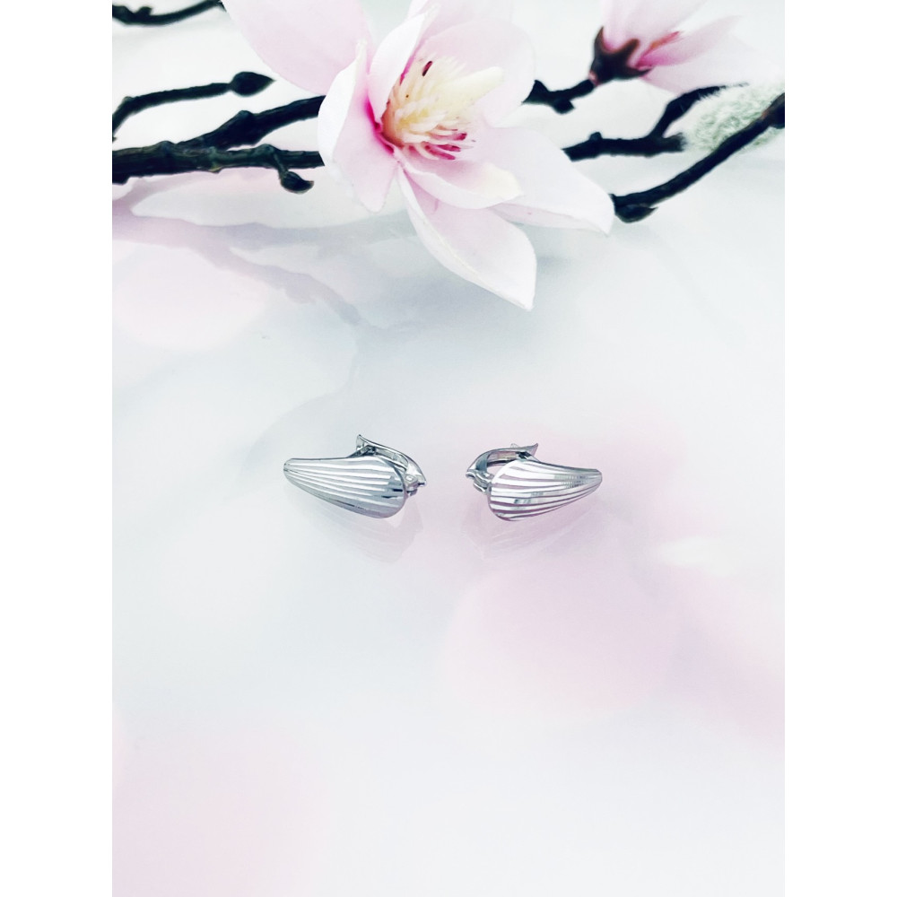 Tröpfchen 925 Silber Ohrringe