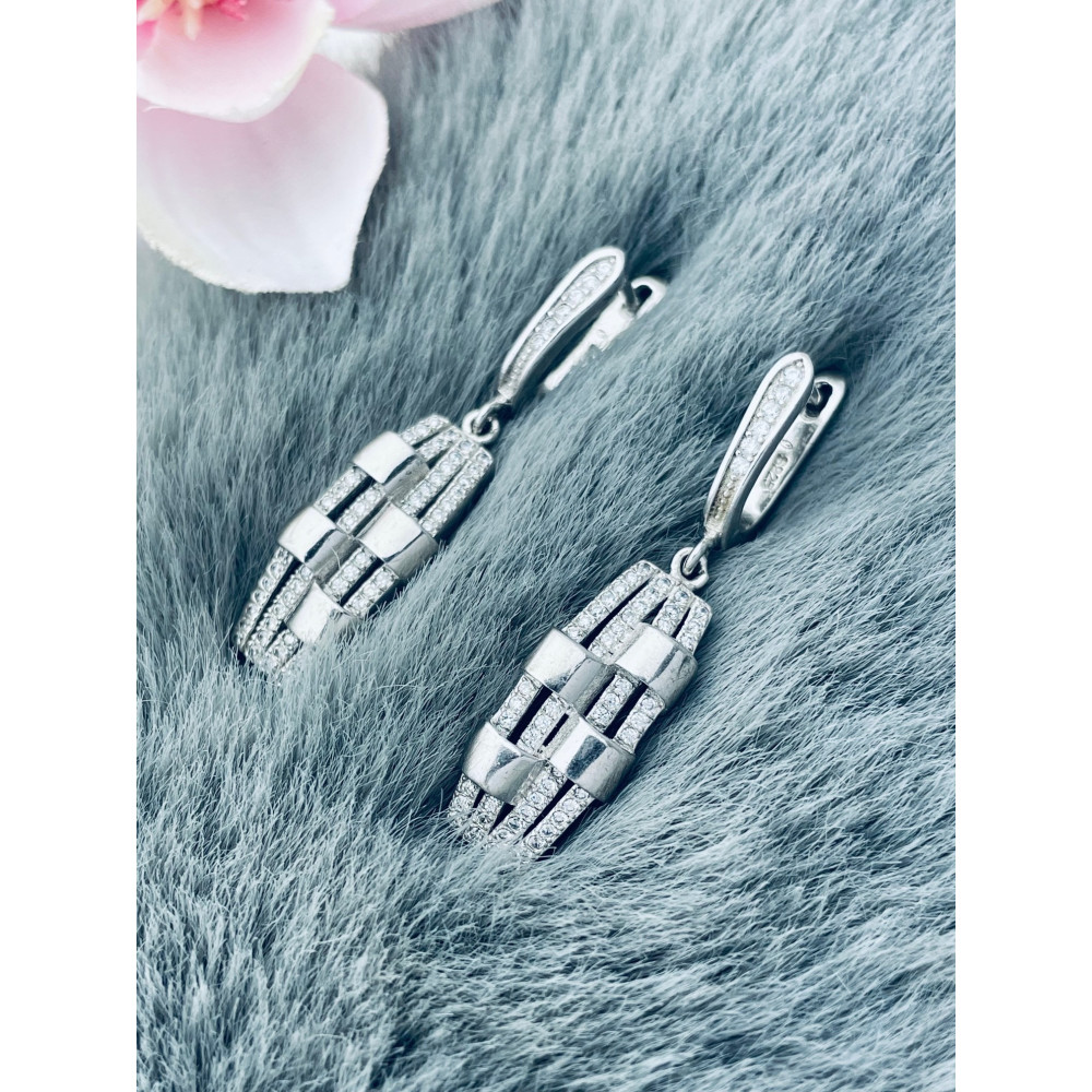 925 Silber Ohrringe mit Zirkonia