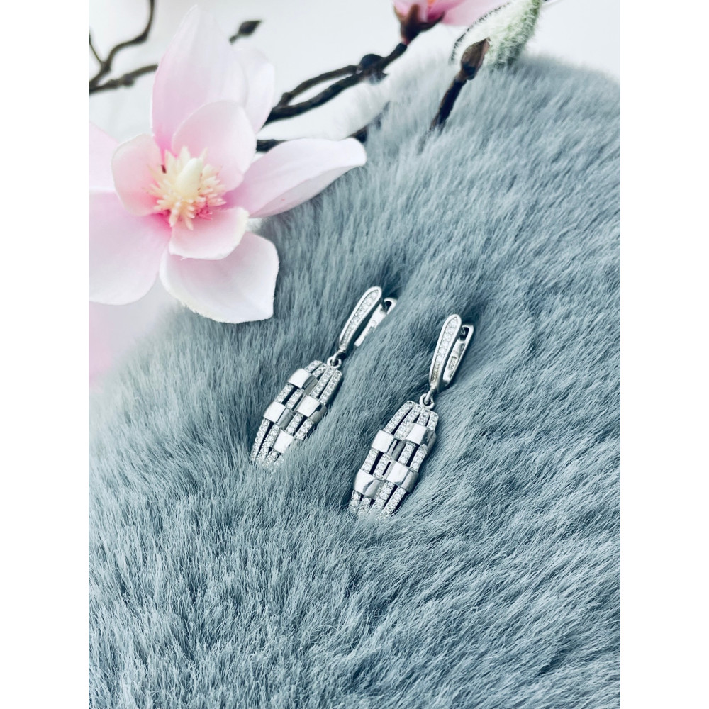 925 Silber Ohrringe mit Zirkonia