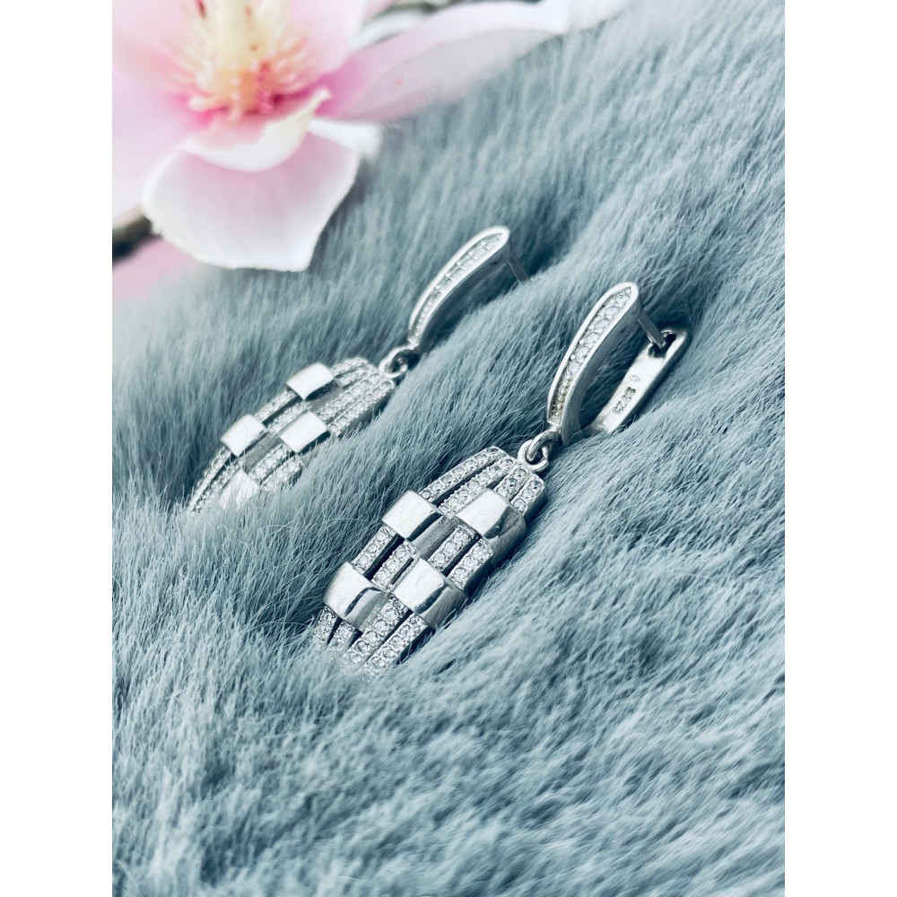 925 Silber Ohrringe mit Zirkonia