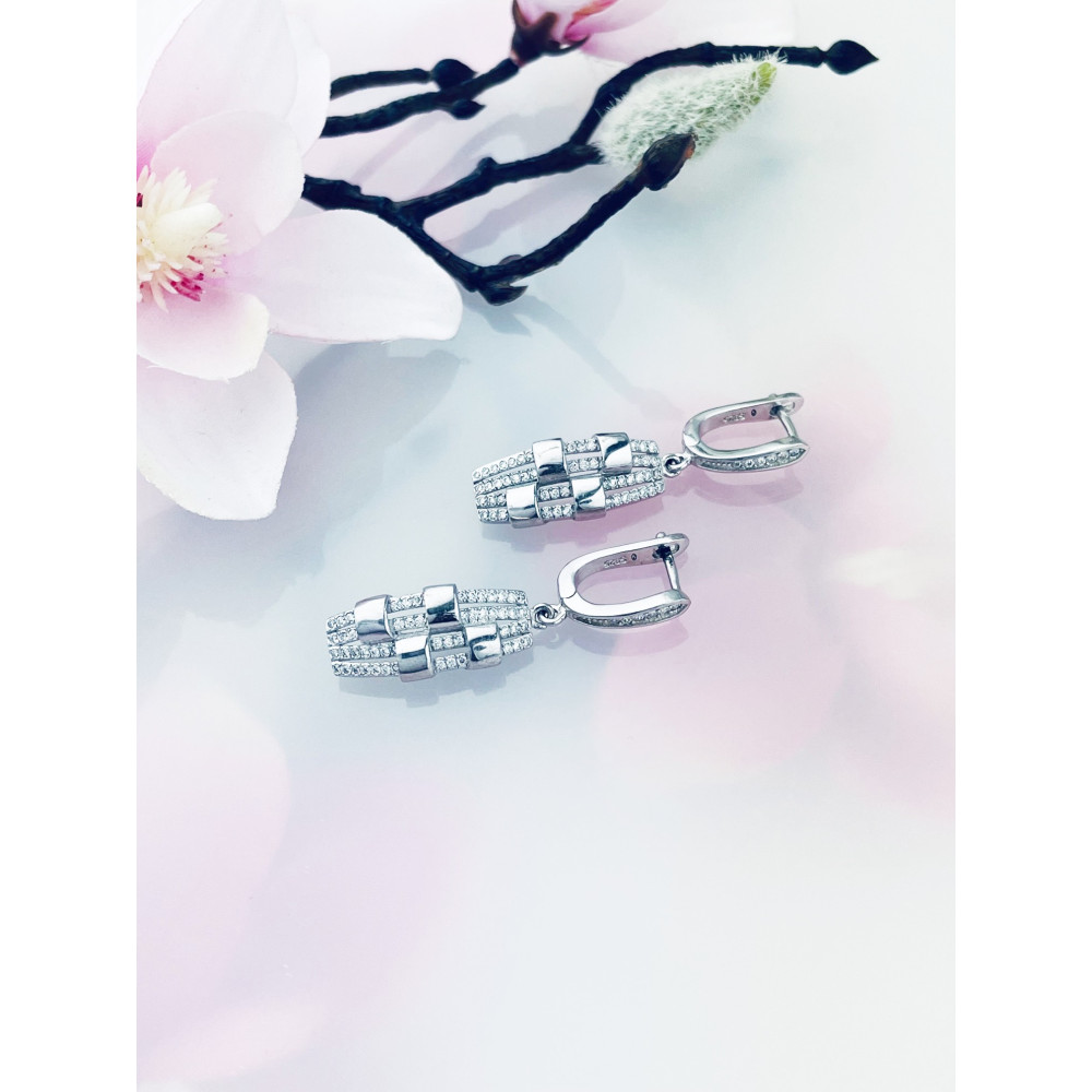 925 Silber Ohrringe mit Zirkonia