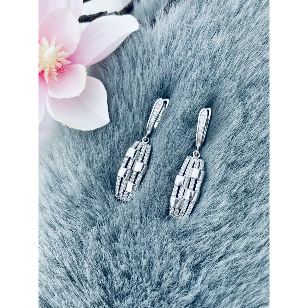 925 Silber Ohrringe mit Zirkonia