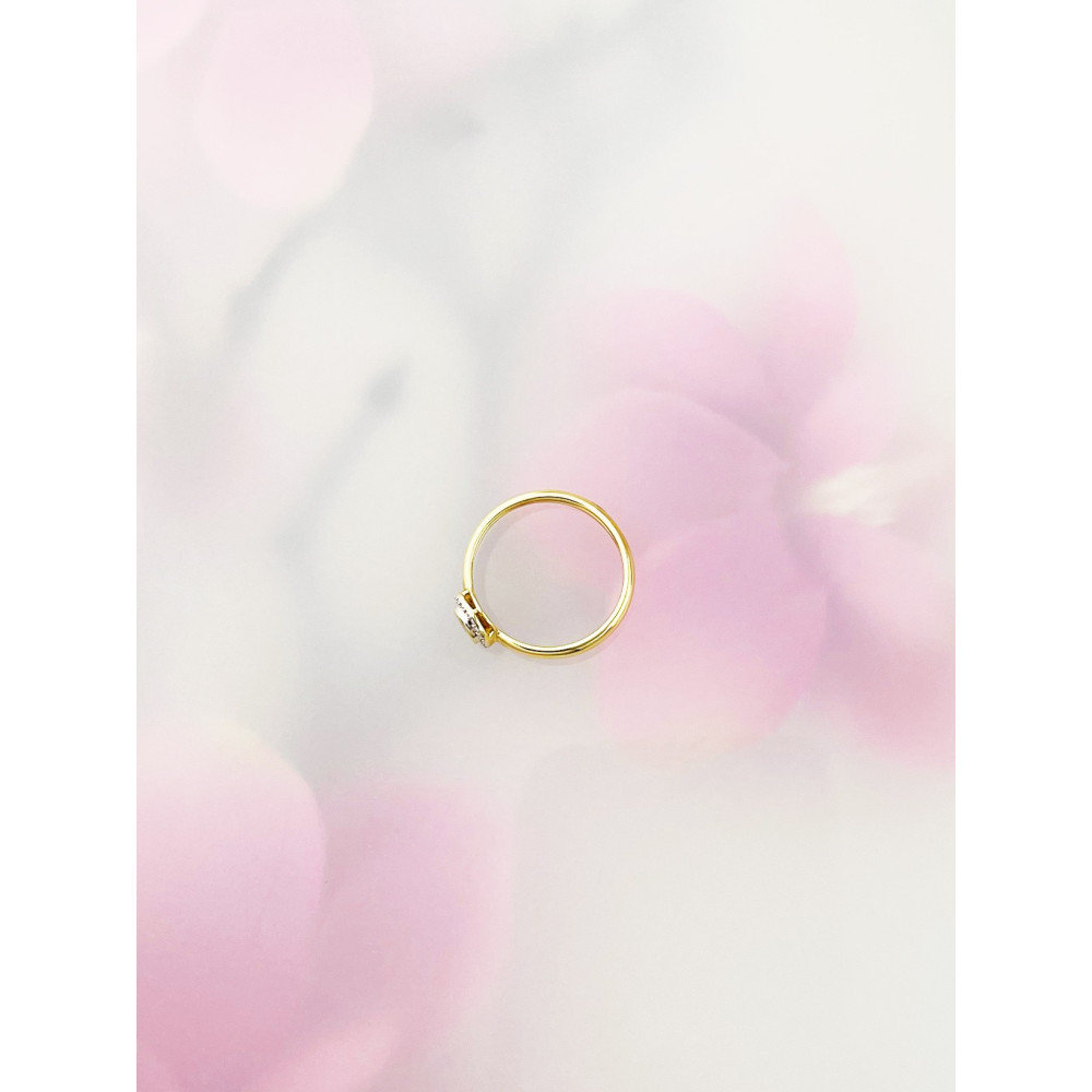 Verlobungsring mit Diamant Gold 585er 14KT