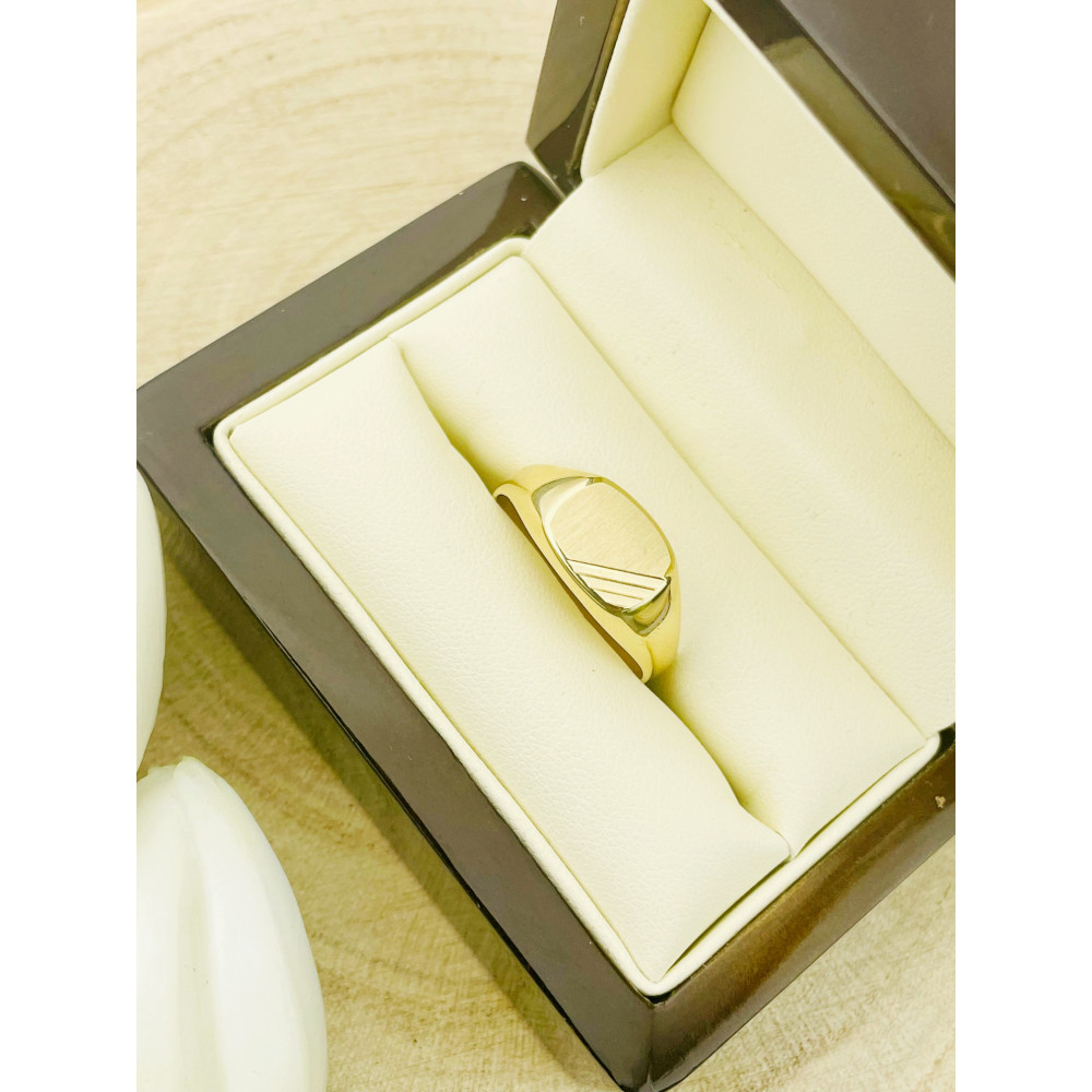 Gold-Siegelring für Männer Signet Gold 585er 14KT