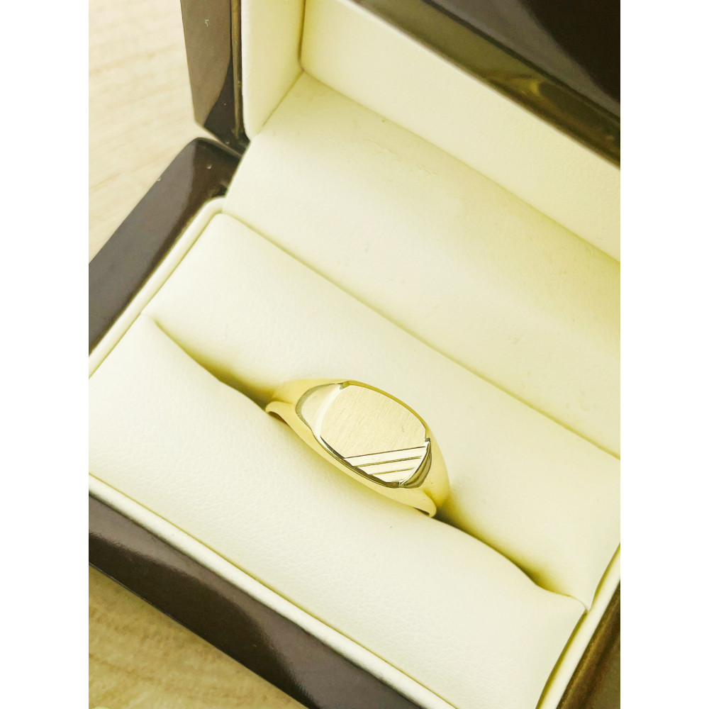 Gold-Siegelring für Männer Signet Gold 585er 14KT