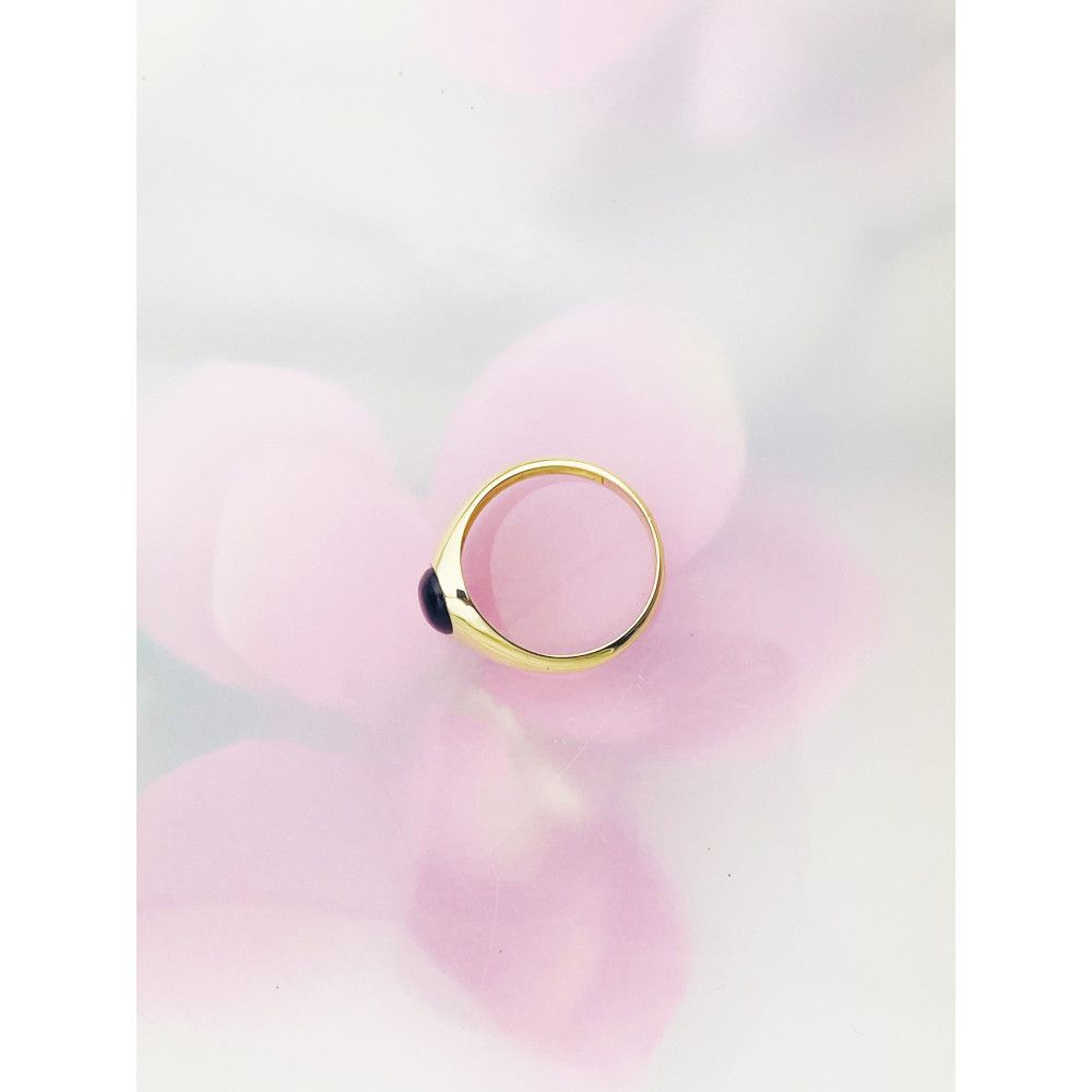 Gold-Siegelring für Männer Signet mit Onyx Gold 585er 14KT