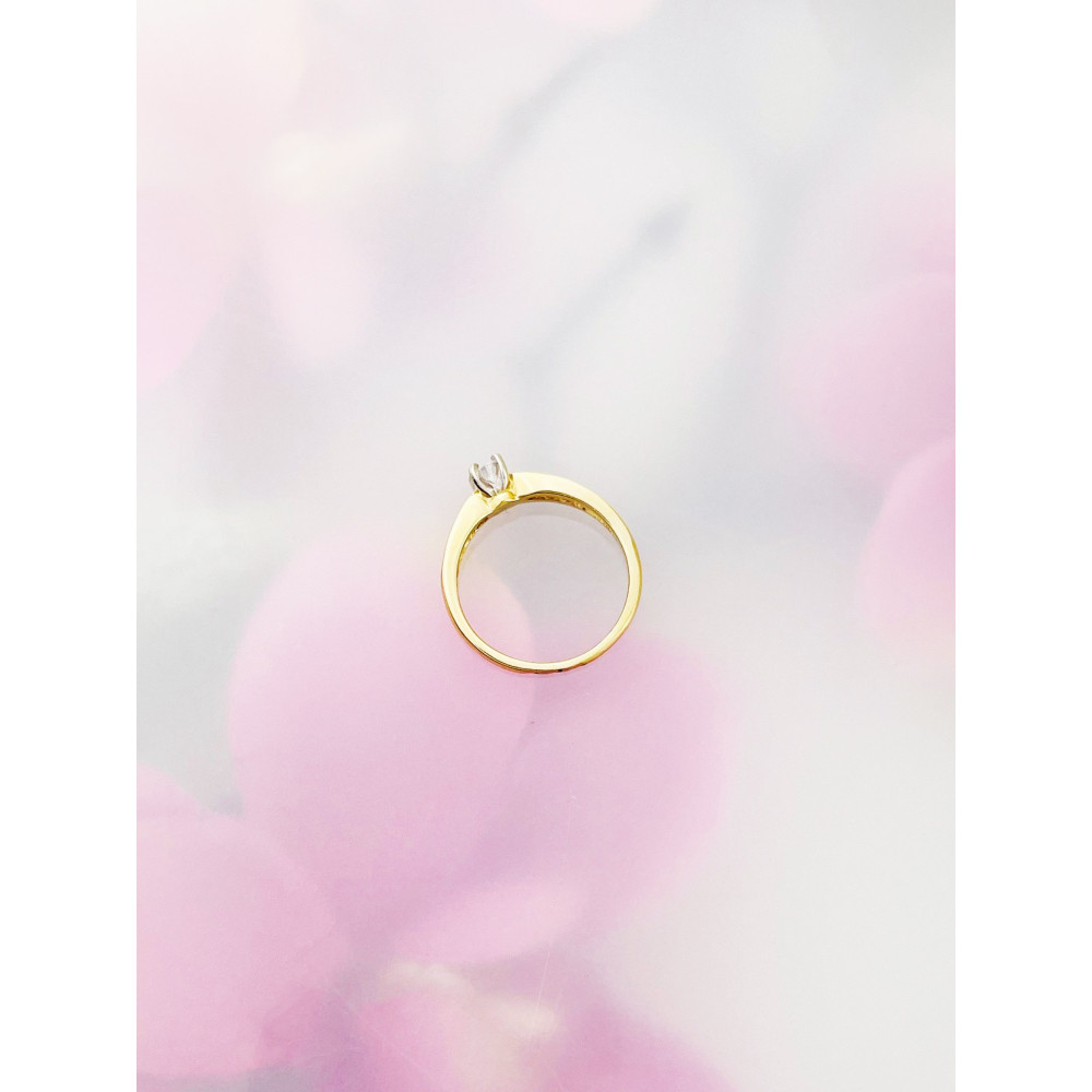 Verlobungsring mit Diamant Gold 585er 14KT