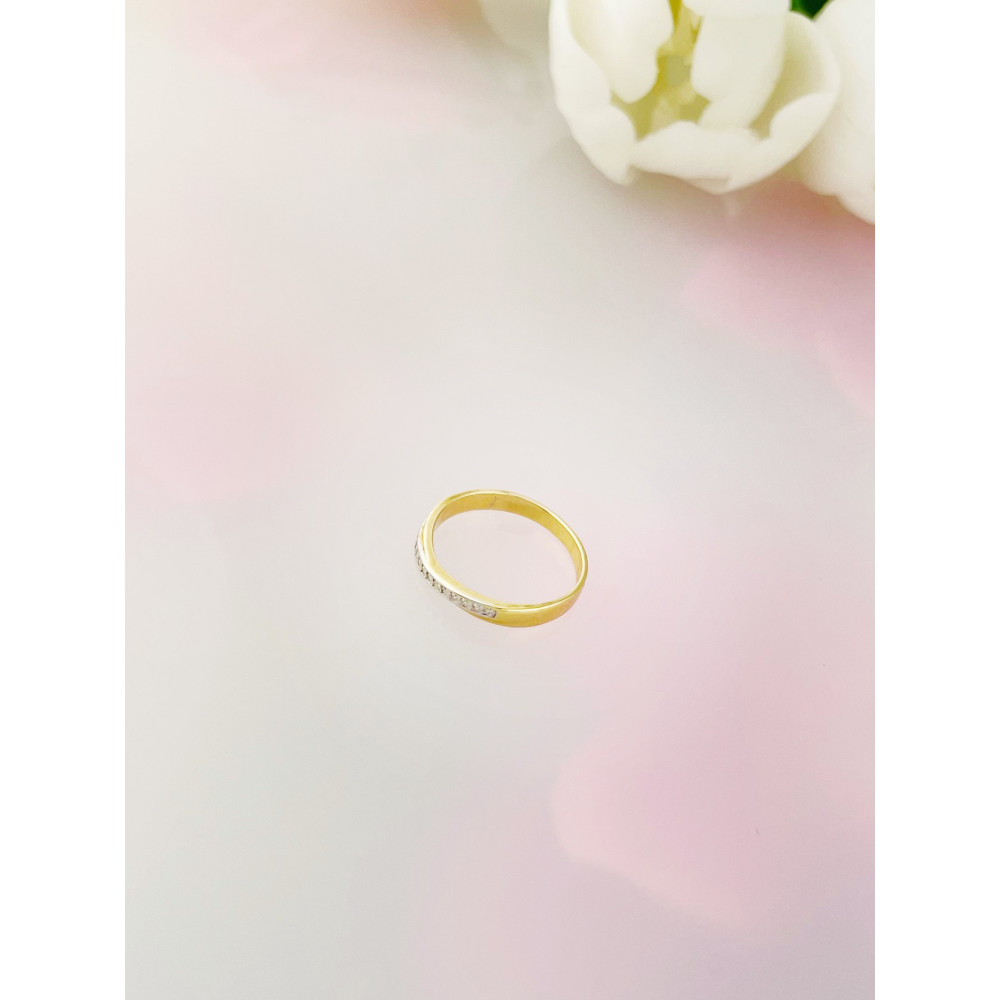 Verlobungsring mit Diamant Gold 585er 14KT