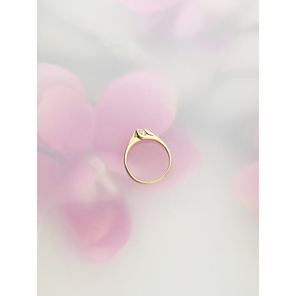 Verlobungsring mit Diamant Gold 585er 14KT