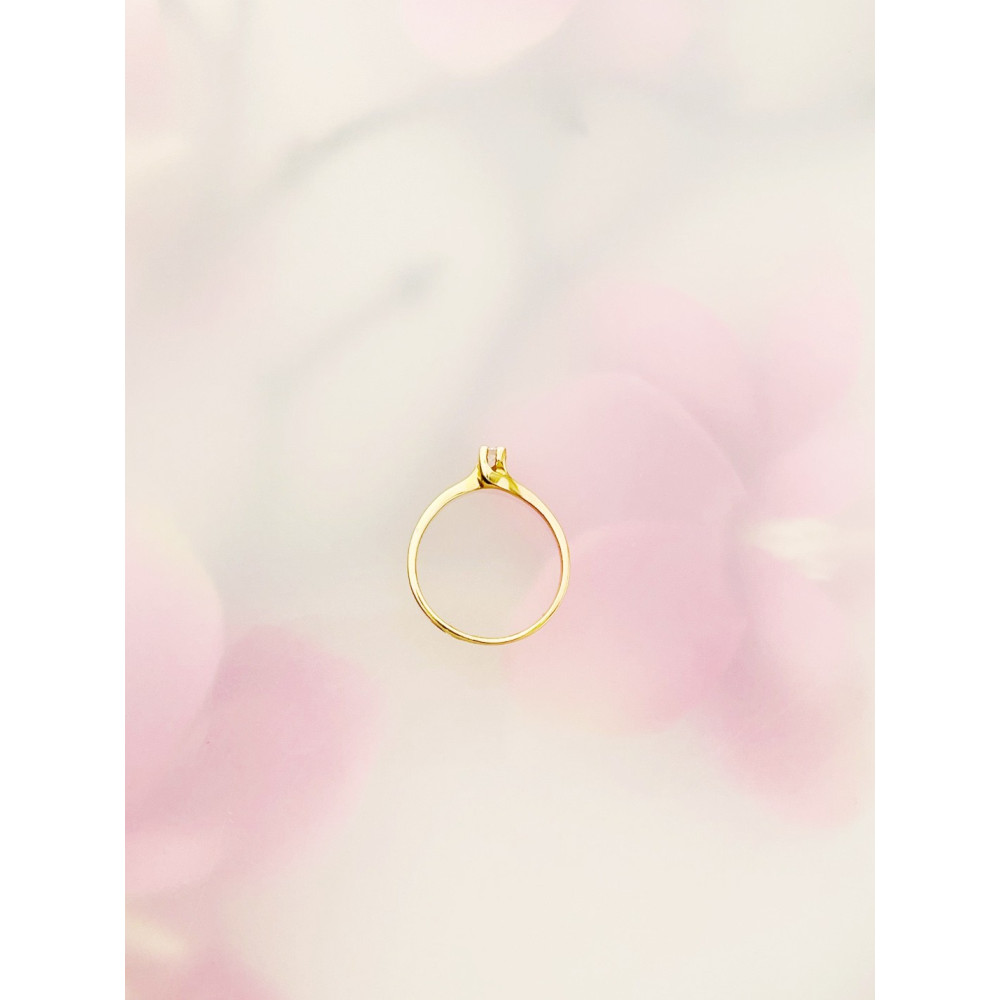Verlobungsring mit Diamant Gold 585er 14KT