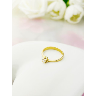 Verlobungsring mit Diamant Gold 585er 14KT