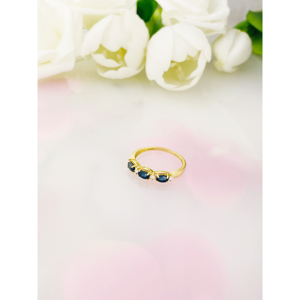 Verlobungsring mit Diamant Gold 585er 14KT