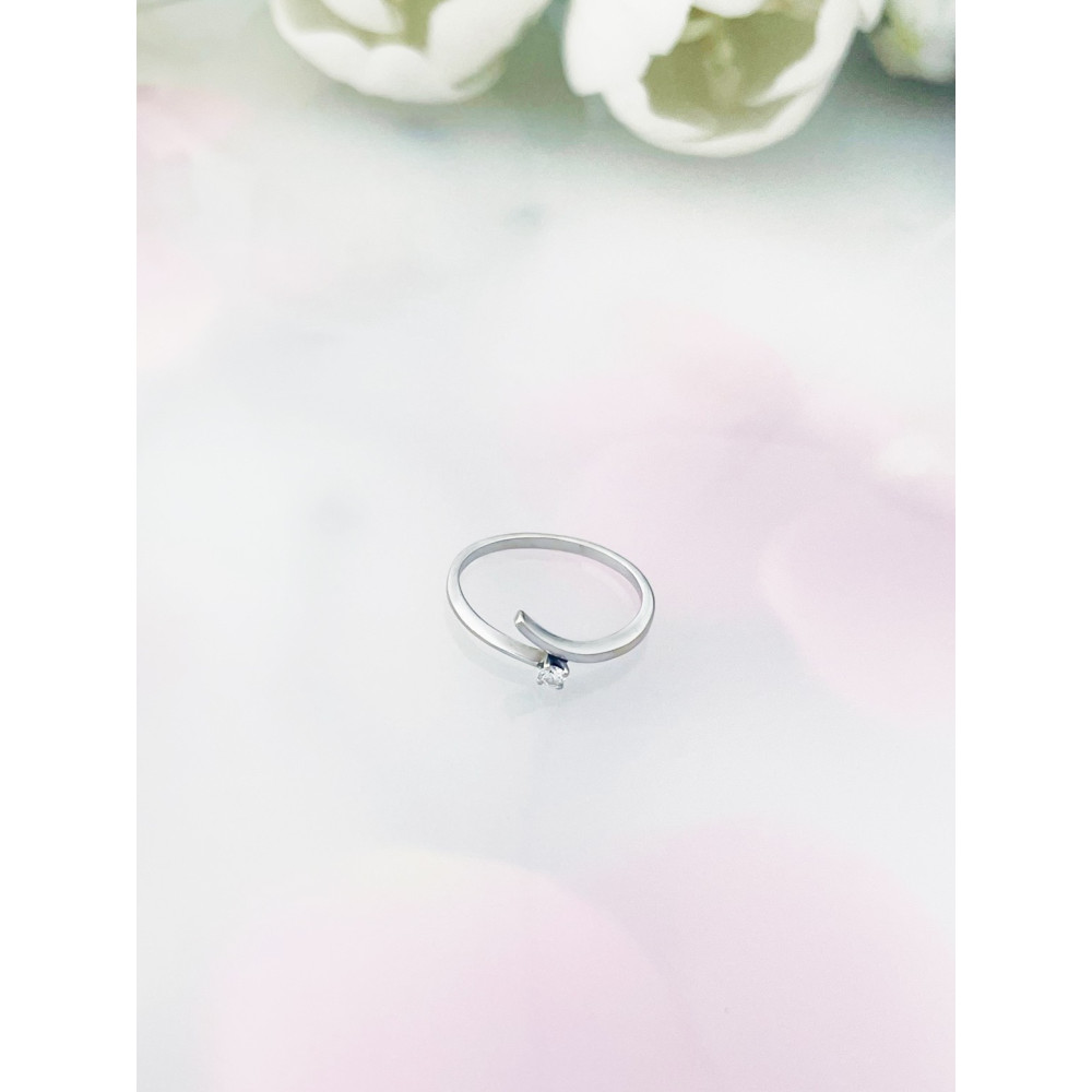 Verlobungsring mit Diamant Gold 585er 14KT