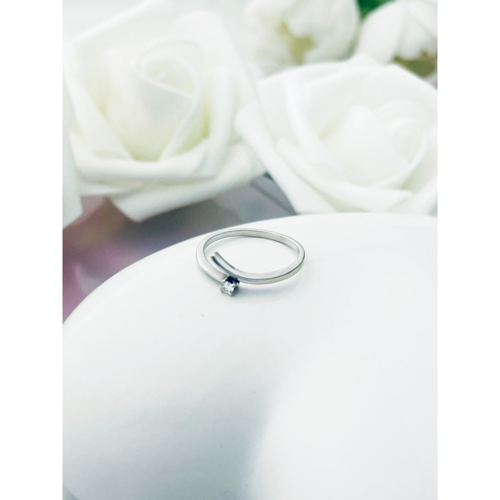 Verlobungsring mit Diamant Gold 585er 14KT