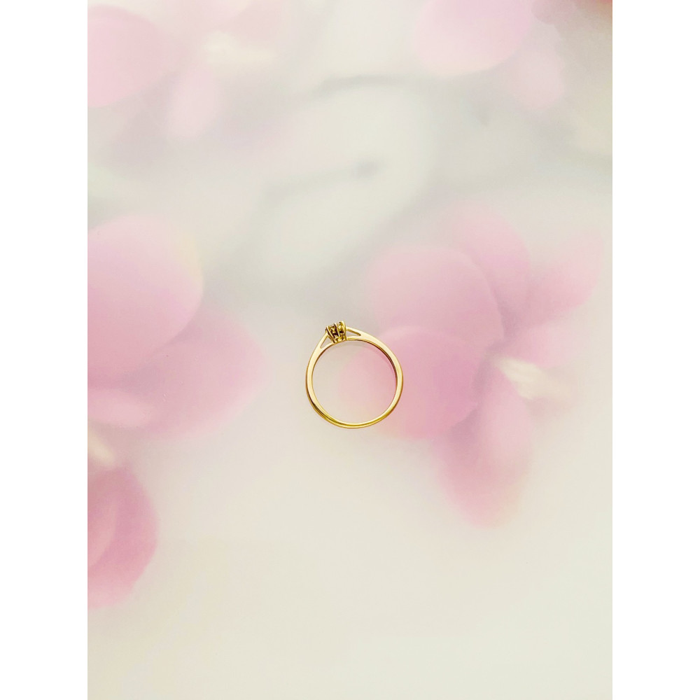 Verlobungsring mit Diamant Gold