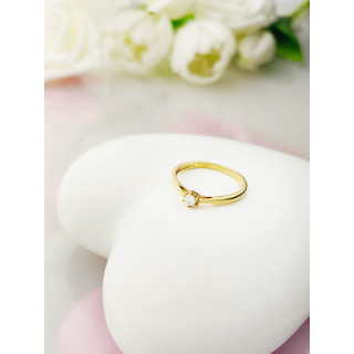 Verlobungsring mit Diamant Gold