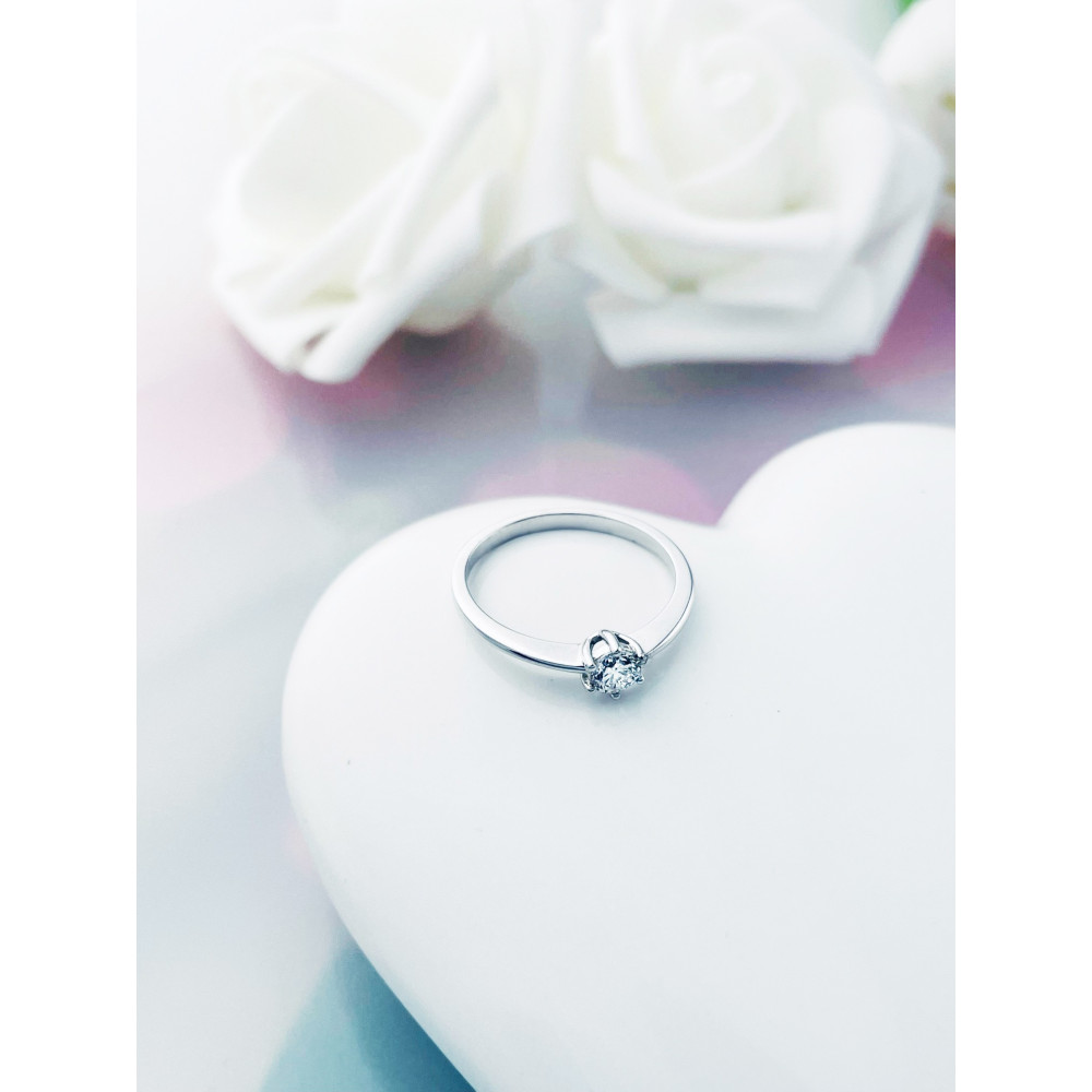 Verlobungsring mit Diamant Gold 585er 14KT