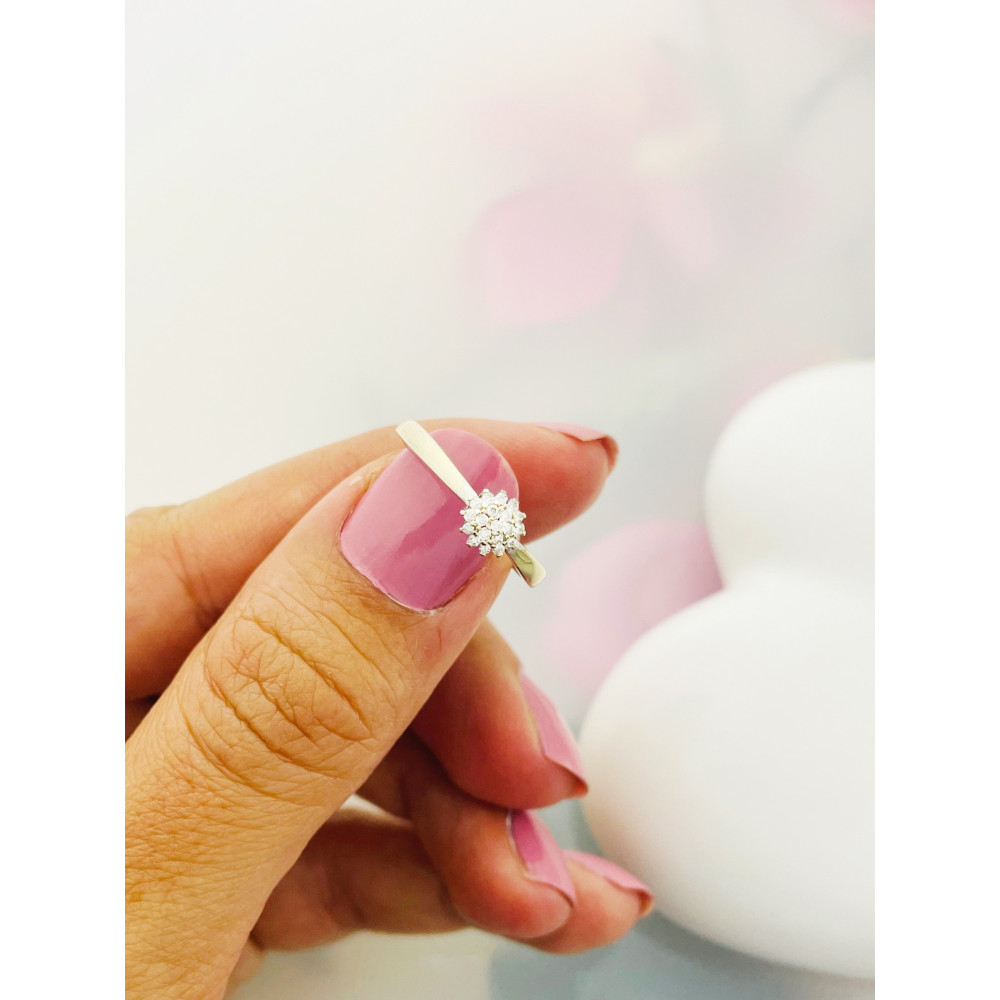 Verlobungsring mit Diamant Gold 585er 14KT