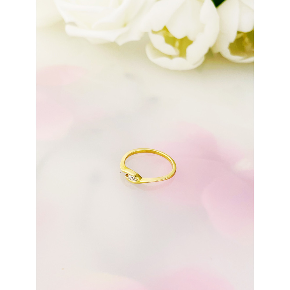 Verlobungsring mit Diamant Gold 585er 14KT