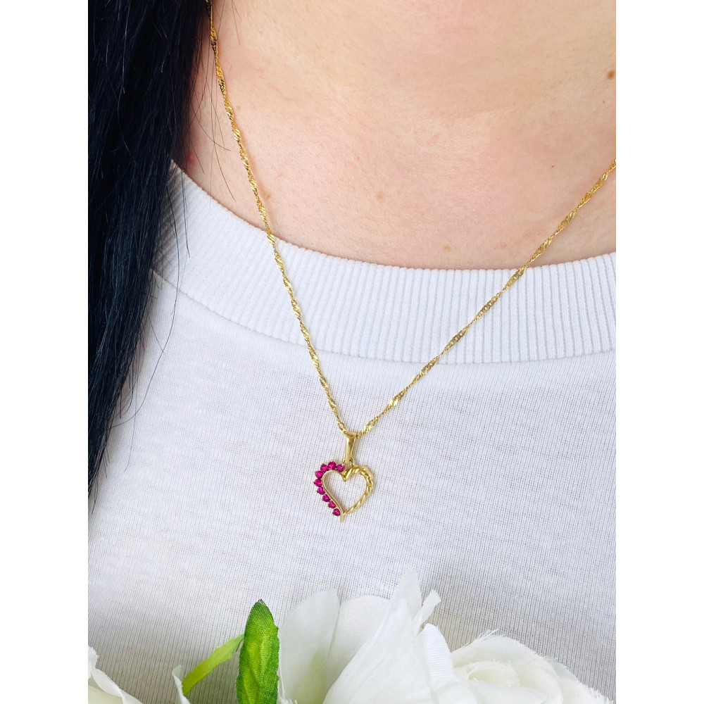 copy of Złoty wisiorek zawieszka rozeta ażurowa