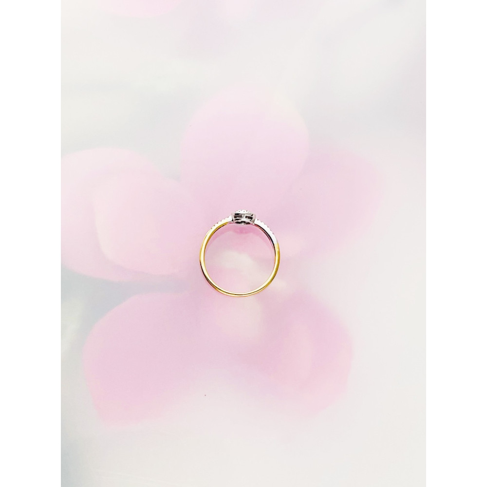 Verlobungsring mit Diamant Gold 585er 14KT