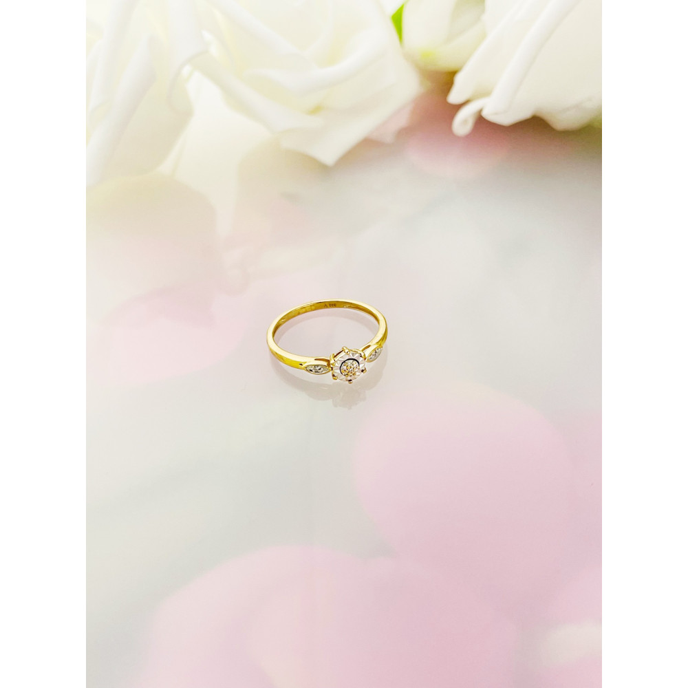 Verlobungsring mit Diamant Gold 333er 8KT