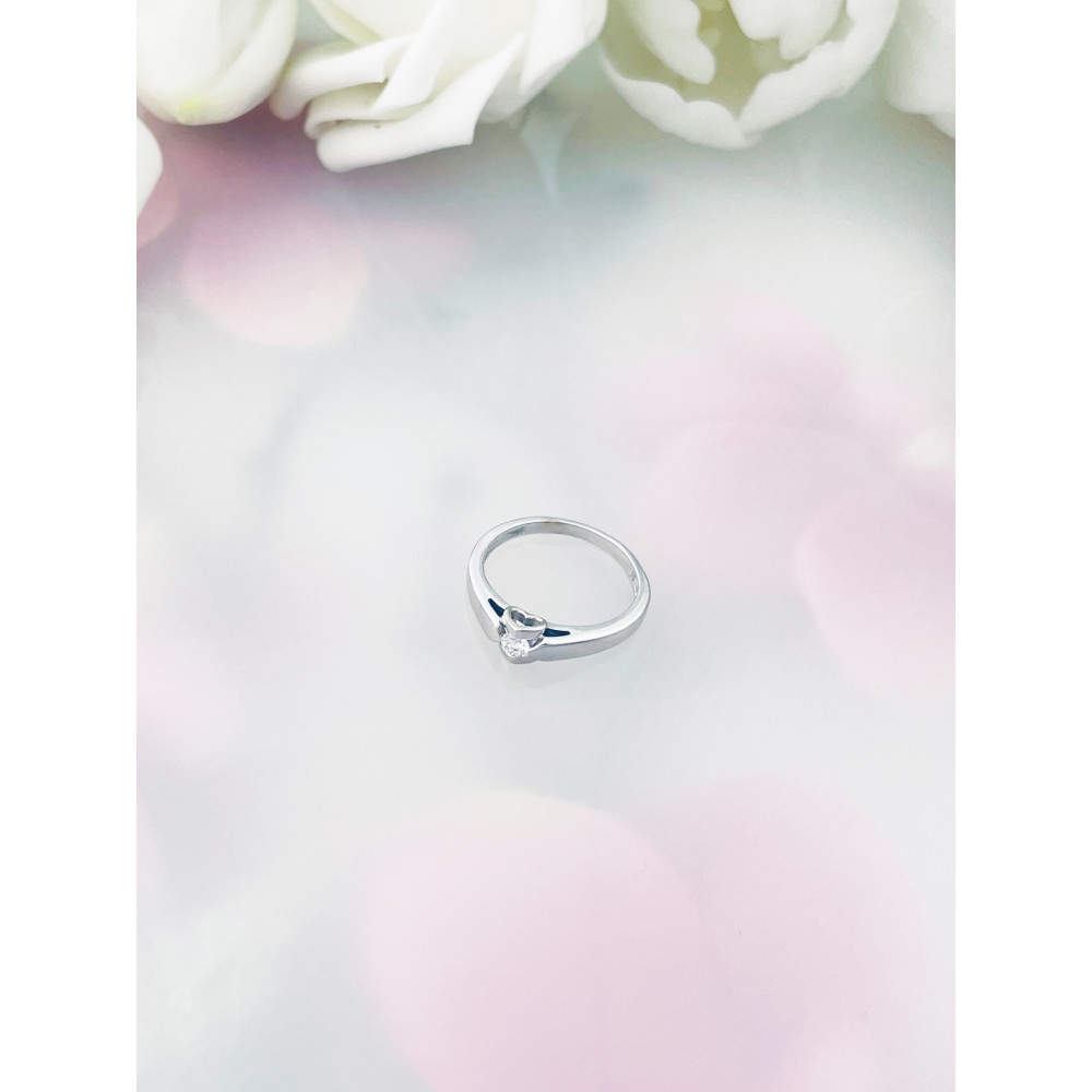 Herz Verlobungsring mit Diamant Gold 585er 14KT