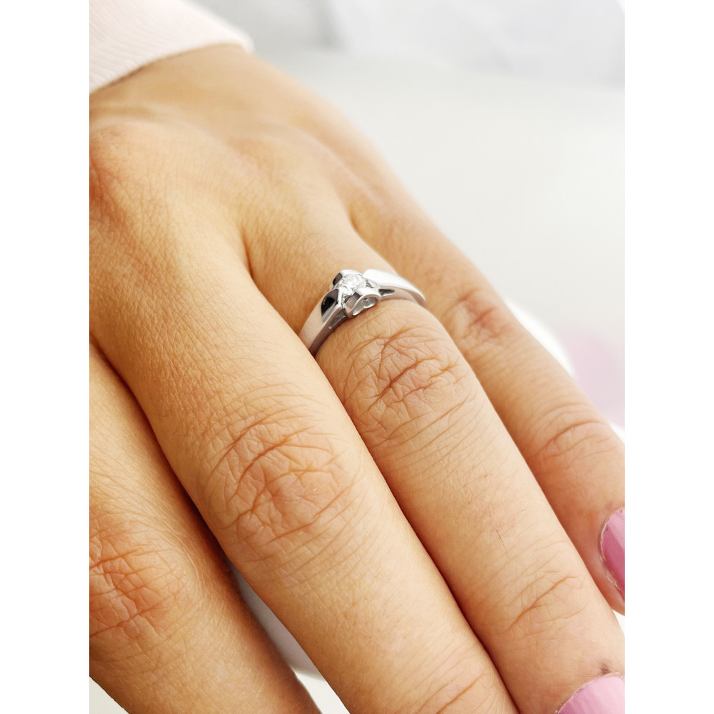 Herz Verlobungsring mit Diamant Gold 585er 14KT