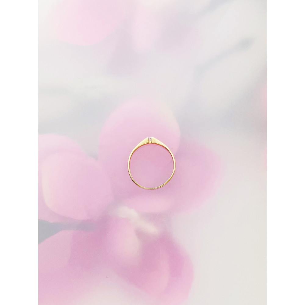 Verlobungsring mit Diamant Gold 585er 14KT