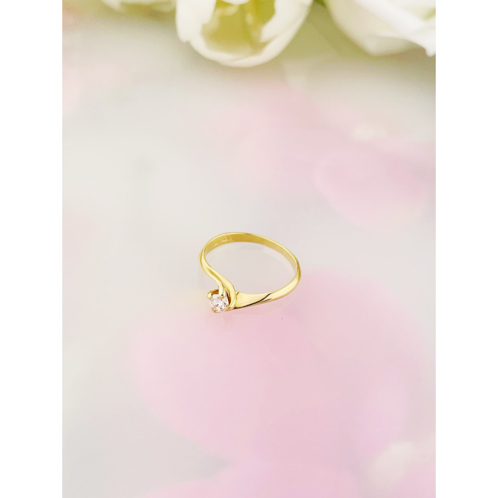 Verlobungsring mit Diamant Gold 585er 14KT