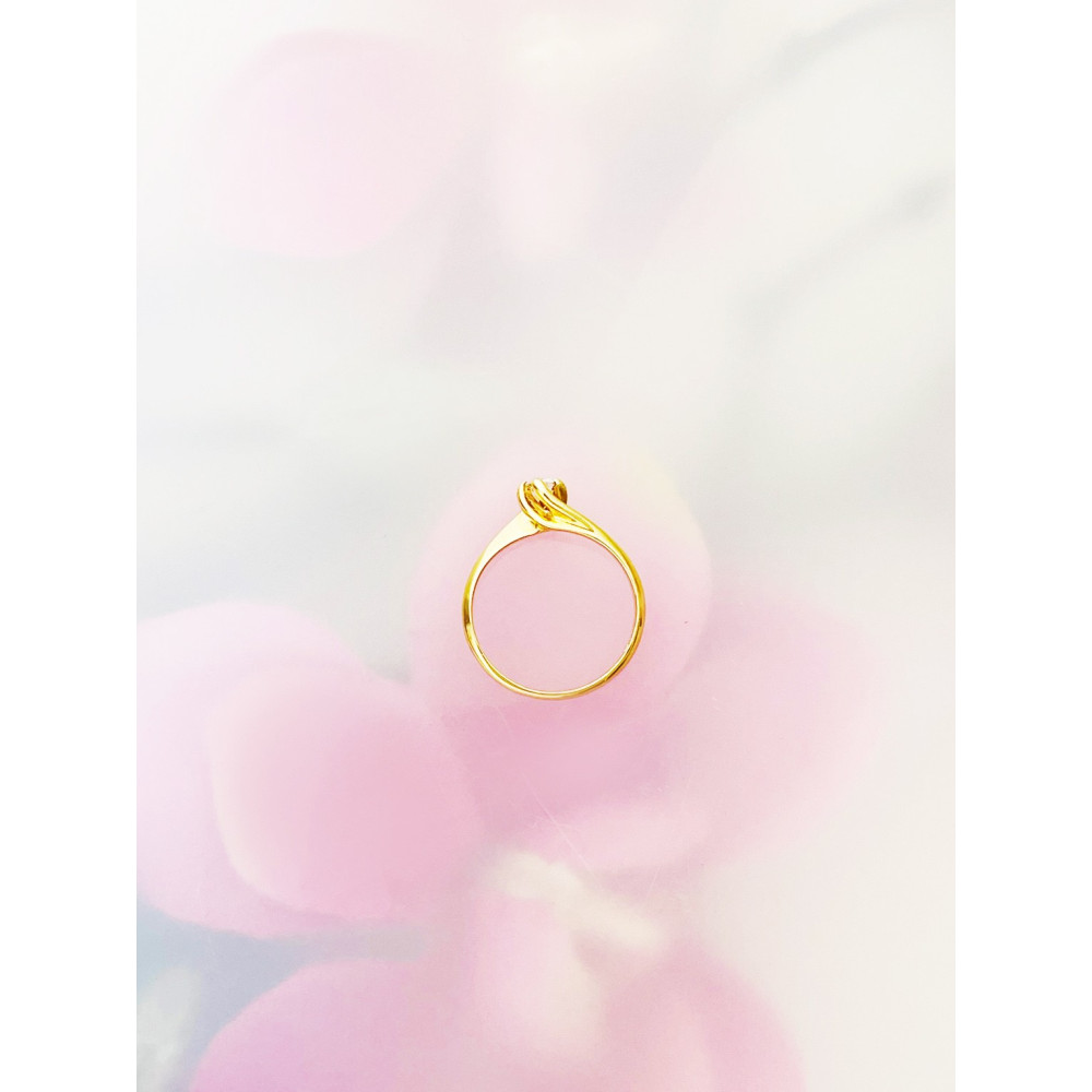 Verlobungsring mit Diamant Gold 585er 14KT